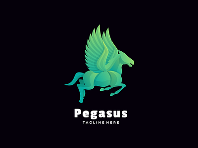 Pegasus Colorful Style illustration