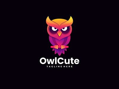 Owl Cute Colorful Style illustration