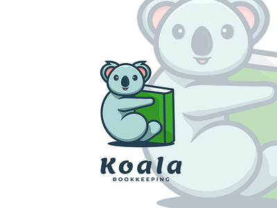 Koala Mascot Cartoon Style book wild