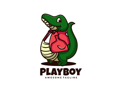 Playboy Animal Mascot style playboy wild