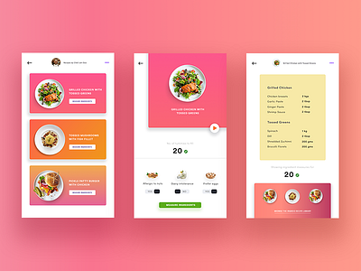 Daily Ui Challenge 004 - Ingredient Calculator app calculator dailyui food ui ux