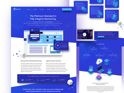 Stuckd Landing Page Concept apps copywriting landing page saas ui ux visual design web