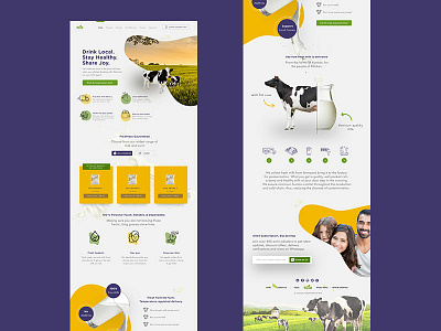 Dairy Website Design