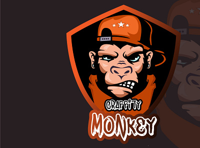 NFT Graffiti Monkey 3d animation branding graphic design logo motion graphics nft ui