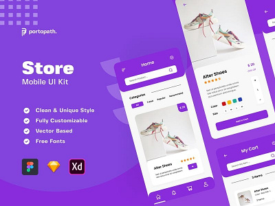 Store mobile UI kit