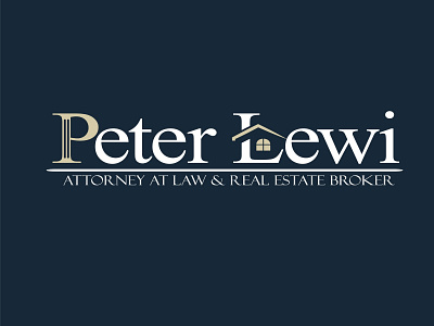 Peter Lewi - Real Estate Agency Logo Branding