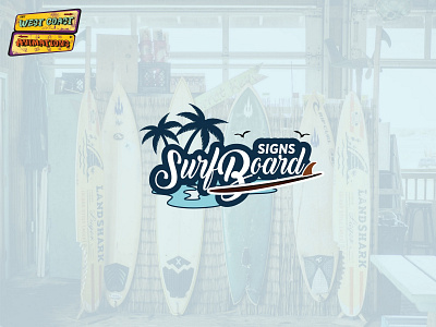 Surfboard Signs Logo Design