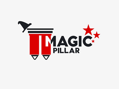 Magic Pillar - Logo Design 🛡️ branding creative logo data futuristic lock locked logo logo design magic negative space network open pillar protect remote secure security shield tech technology