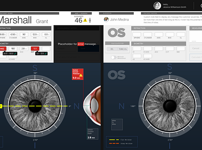 Ophthalmic Software Design design eyes healthcare medical people software design ui user experience user interface ux web based application