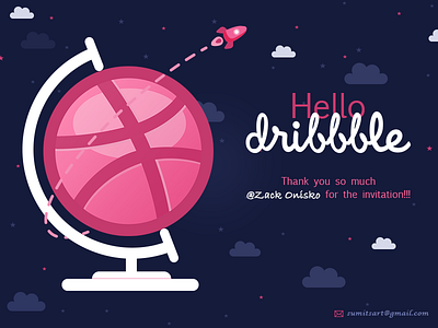 Dribbble First Shot Sumittandi