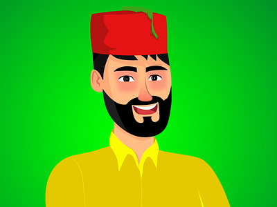 Morrocan Character For Motion Graphic 2d adobe illustrator animation branding design graphic design illustration logo motion graphics ui vector