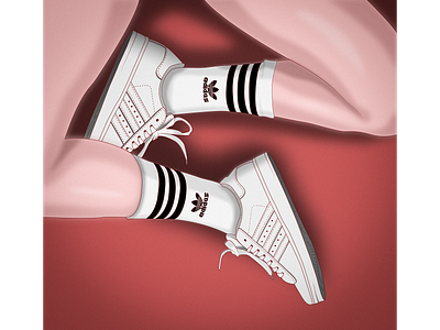 adidas 2d adobe illustrator animation branding design illustration logo motion graphics ui vector