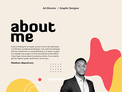 About Me branding design graphic design illustration logo ui