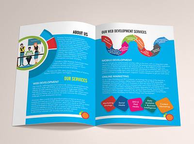 Brochure Design branding graphic design illustration ui vector