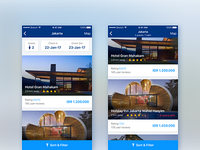 Search Results - Booking.com Redesign