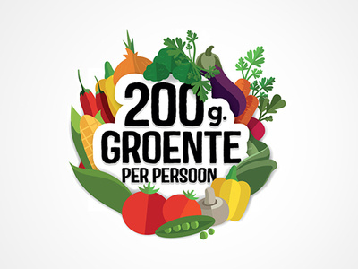 Maggi vegetables logo dutch healthy illustration logo maggi sticker vegetables