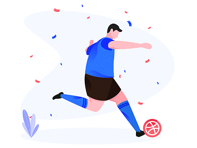 Hello Dribbble! illustrator