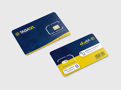 TABATEL | SIM Card Design branding business business card design graphic graphic design logo logo design operator print sim card simcard typography vector