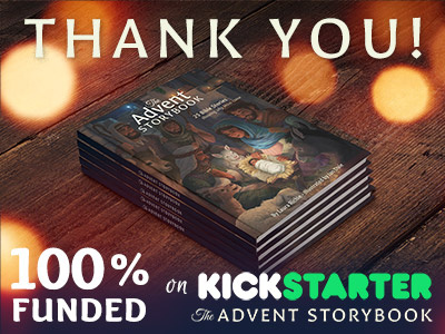 Update: The Advent Storybook is funded! advent bible book characters christmas crowdfunding design digital painting illustration kickstarter storybook