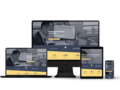 Responsive site for a lawyer