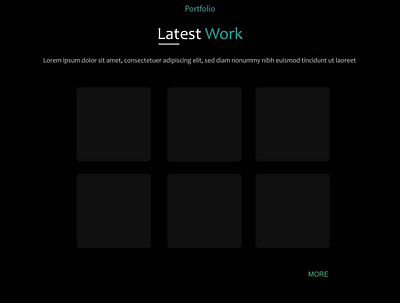 Freelancer Portfolio latest work website design latest work layout portfolio design ui ux
