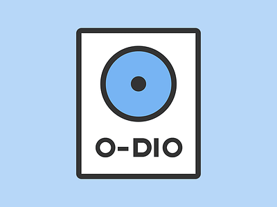 O-DIO App Logo app audio character eye icon logo music sound speaker