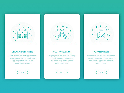 Onboarding Screens - Appointment Booking App