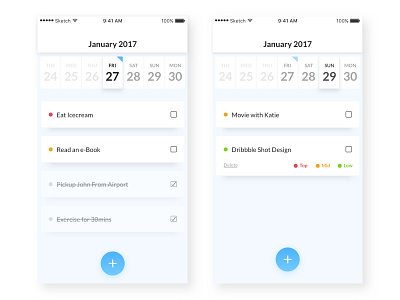 To-Do App iOS by Vivek Karthikeyan on Dribbble