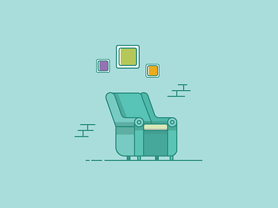 Classic Chair chair illustration illustrator lineart photo simple