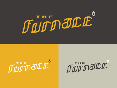 The Furnace logo option 2 branding lettering logo typography