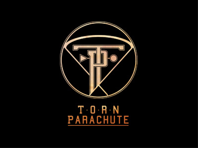 Torn Parachute Logo australia branding brisbane classy crew emblem film identity logo type typography urban