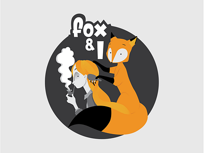 Fox & I black flat fox fox and i grey hair orange pipe red hair redhead smoke tilki