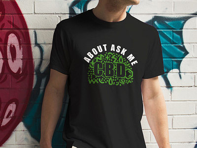 About ask me CBD branding design illustration logo logo design t shirt t shirt design vintage vintage t shirt