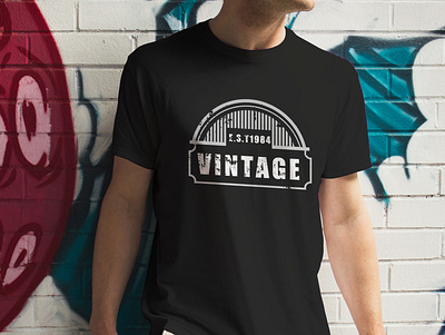 Birthday t-shirt branding design illustration logo logo design t shirt t shirt design vintage vintage t shirt