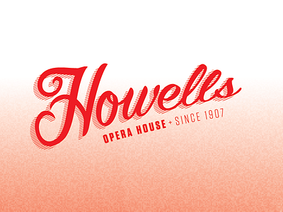 Howells Opera House logo personal experiment rebrand