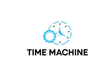 time machine logo design graphic design illustration logo vector