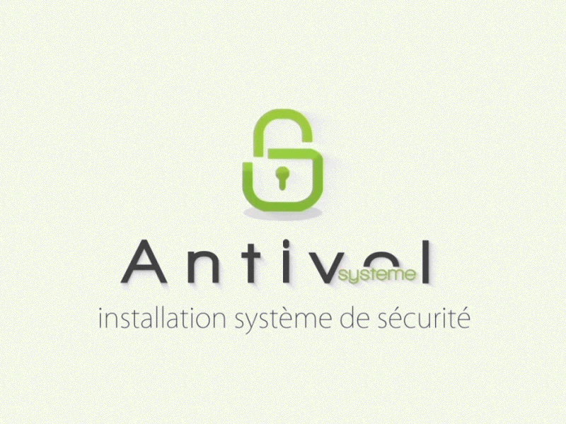 Antivol Logo Animation 2d animation after effect after effects animation gif graphics intro logo logo animation motion