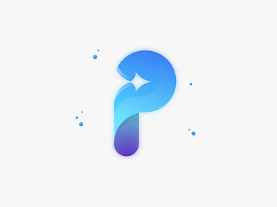 P letter logo icon letter logo logotype mark p letter