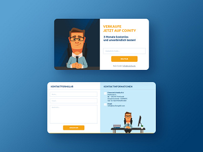 Web UX/UI Design: Deal Platform Contact form