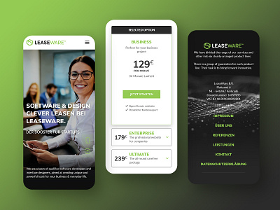Landing Page Design: Creative Agency design interaction design product responsive ui web
