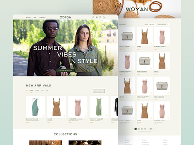 Vintage fashion marketplace, website clothing design desktop fashion marketplace vintage website