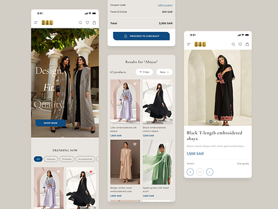 e-commerce website, mobile e commerce ecommerce fashion luxury mobile nude pastel ui ux website