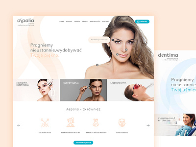 Beauty and Dental Center beauty dental design ui ux webdesign website wordpress