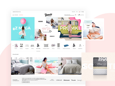 Home Decor bedding decor e commerce shop store ui ux webdesign website