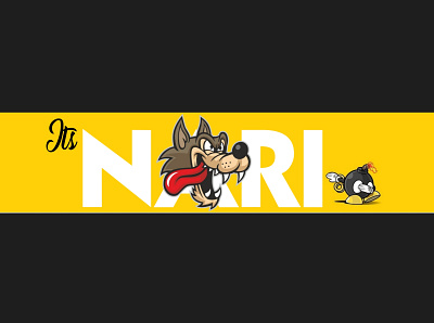 Its Nari | YouTube Banner animation banner branding design graphic design illustration logo ui vector youtubebanner