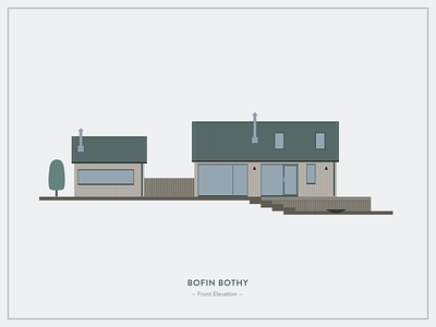 Bofin Bothy architecture design illustration plans