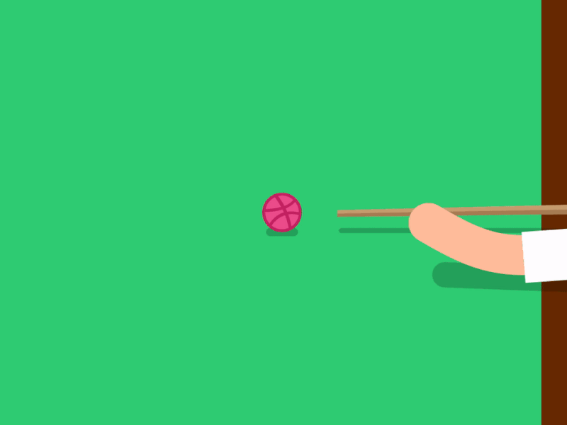 Dribbbilliard animation billiard colors dribbble invite motion zoom