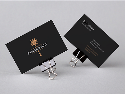 Fabrik Event Business Cards business cards graphicdesign print
