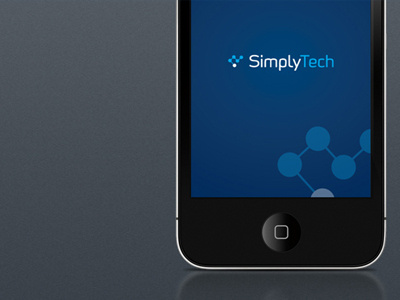 SimplyTech branding identity logo mobile wallpaper