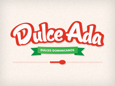 Dulce Ada branding candy identity logo old vintage